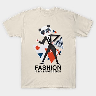 Fashion is my profession panda meme T-Shirt